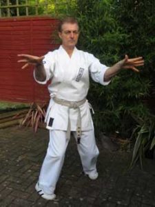 Tensho kata means “Turning hands or revolving hands” 